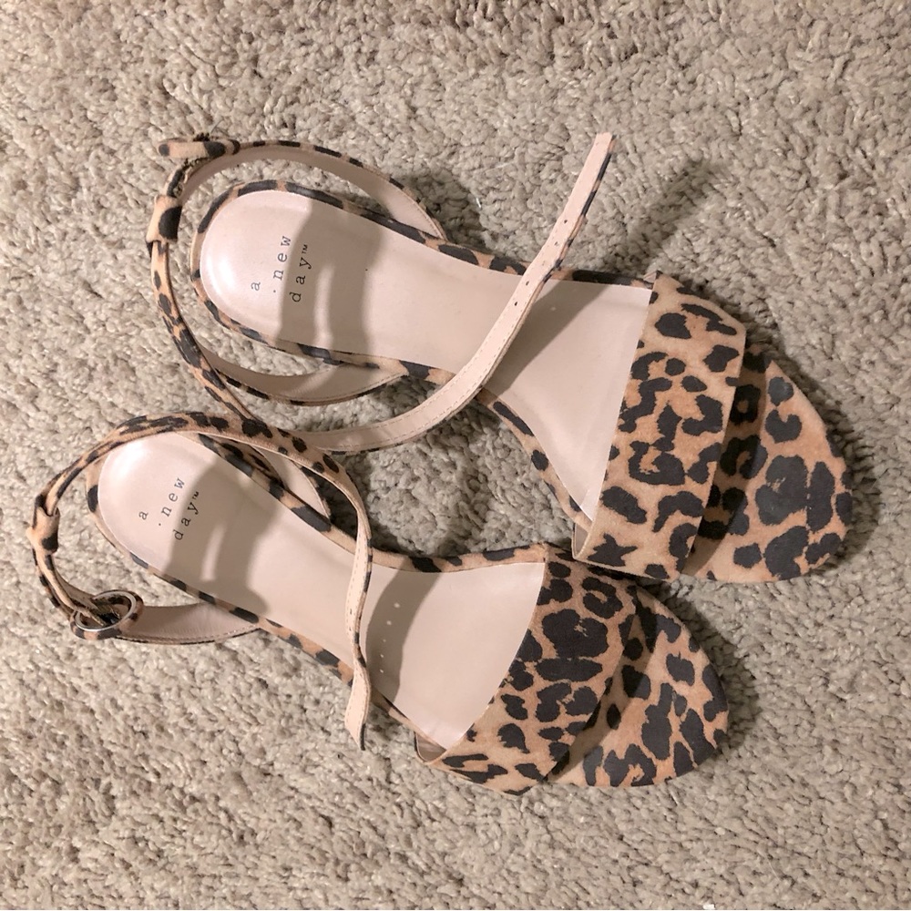A New Day Winona ankle strap heel sandal